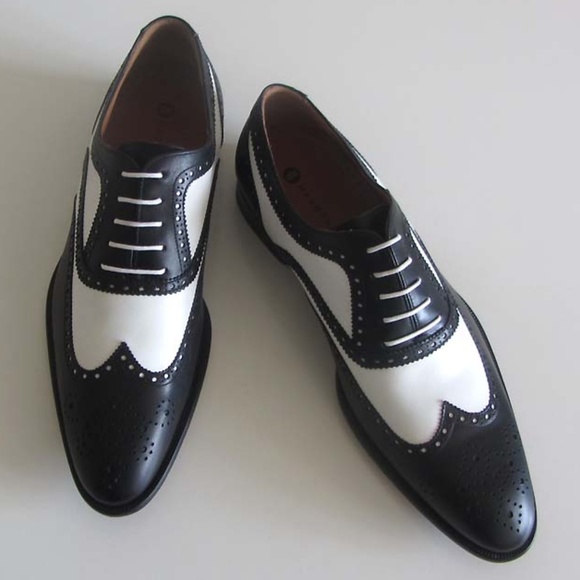 new MAGNANNI wingtip brogue spectator shoes 8.5 M main image 6